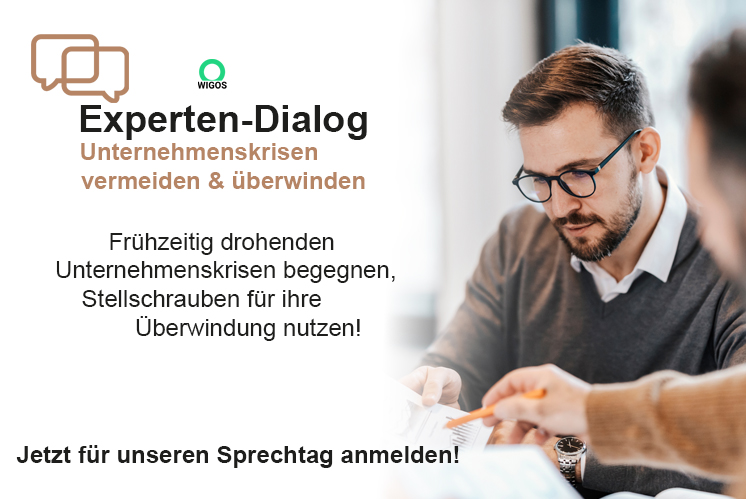 WIGOS-Sprechtag "Unternehmenskrisen vermeiden & überwinden"