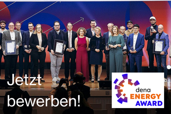 Unternehmen aufgepasst: Jetzt für den dena Energy Award bewerben