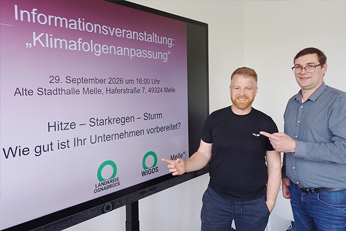 Veranstaltung "Klimafolgenanpassung: Wie gut sind Unternehmen auf Starkwetterereignisse vorbereitet?"
