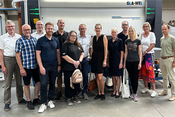 Besuch des Arbeitskreis Schule-Wirtschaft Melle bei der Firma GLA-WEL