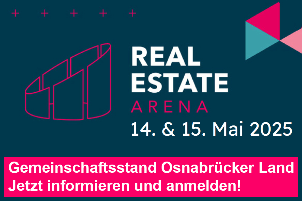 Jetzt informieren: Gemeinschaftsstand auf Immobilienmesse Real Estate Arena