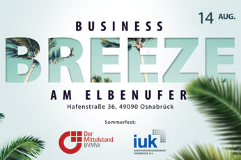 Business Breeze im Elbenufer Beachclub